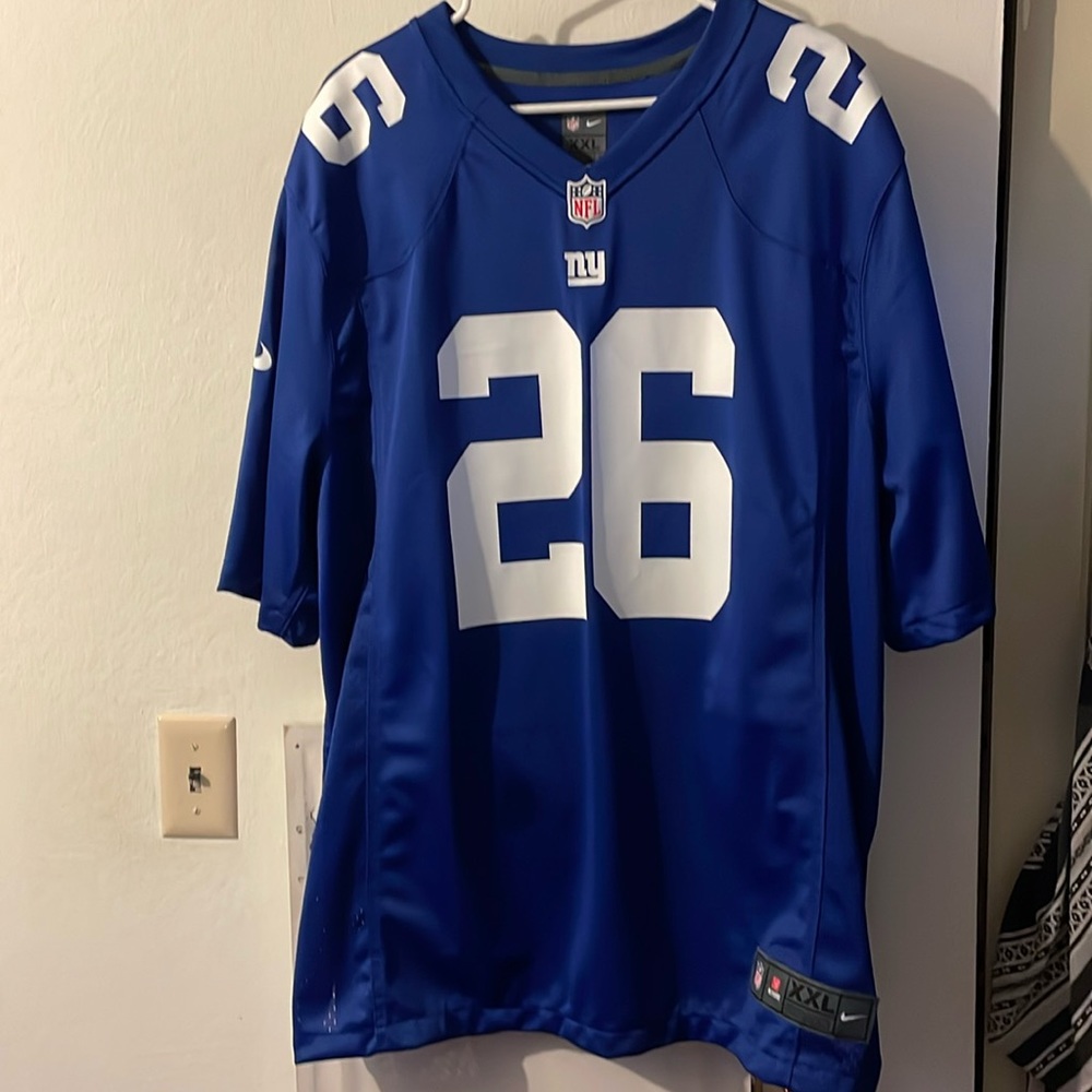 New York Giants Saquon Barkley Mens XXL Nike Jersey
